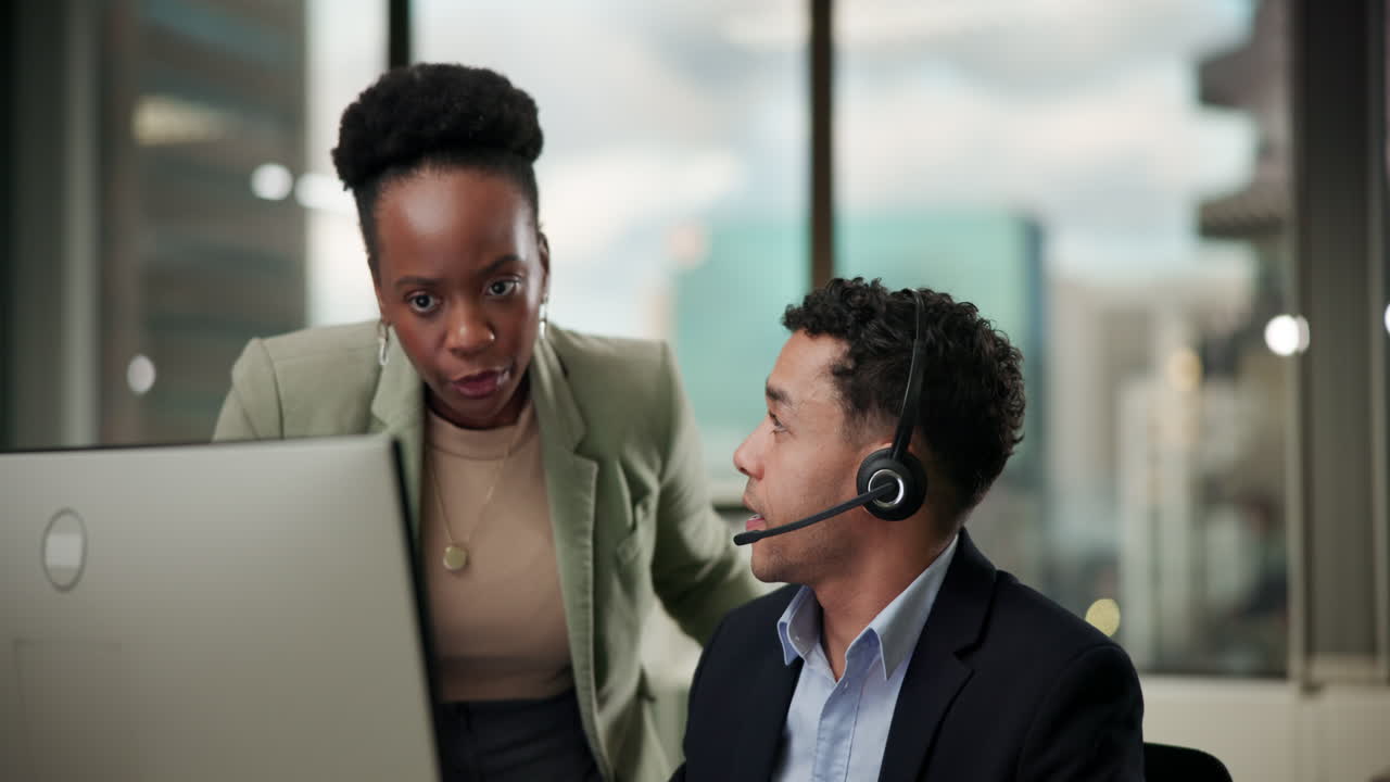 Team working together at the office