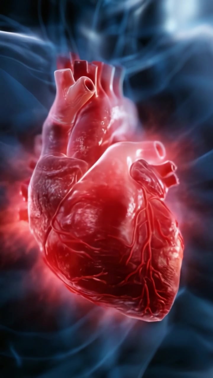 A Stunning Visual of a Human Heart Capturing the Intricate Details and Vibrant Colors of Cardiac Anatomy, Showcasing its Importance in the Human Body