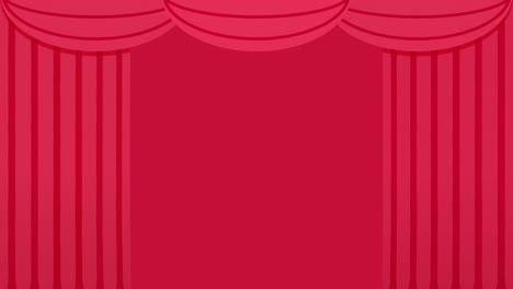 animación simple de la apertura de la cortina