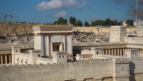 modelo del templo de jerusalén israel