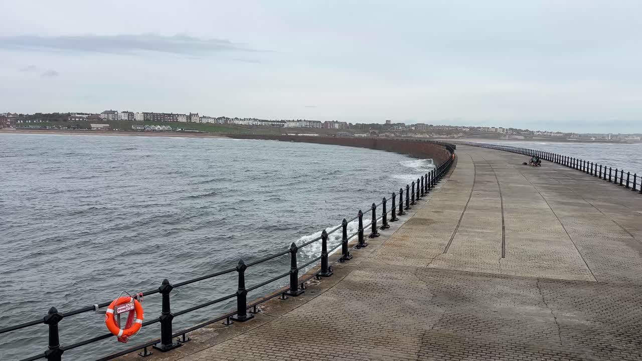 Roker pier sunderland england north east uk sea