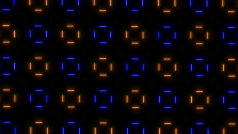 patrón de líneas de led de neón digital