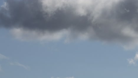 time-lapse of changing cloud patterns in the sky