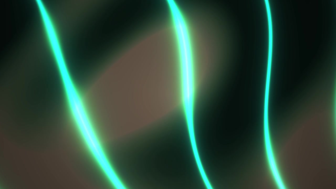 Abstracte Achtergrond met Gloeiende Neon Groene Lichtgolven