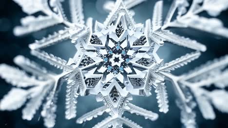 close up macro photography of a snowflake