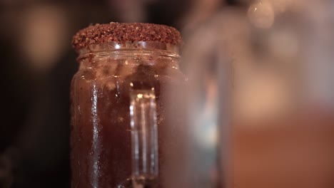 traditional mexican michelada on a table