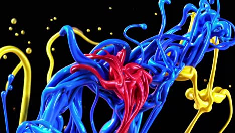 colorful paint splash