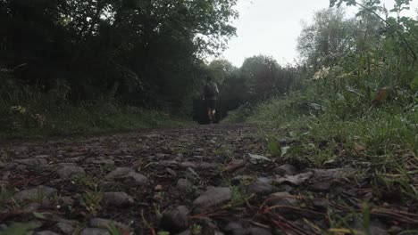 Runner-Jogging-Past-Camera-in-Slow-Motion