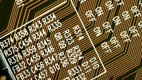 Reference-Designators-Printed-On-Surface-Of-Green-Circuit-Board