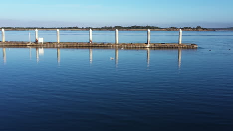 Krabben-Docks-Im-Oregon-Coquille-River