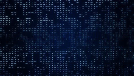 4k stream of binary matrix code on the screen numbers of the computer matrix loop animation