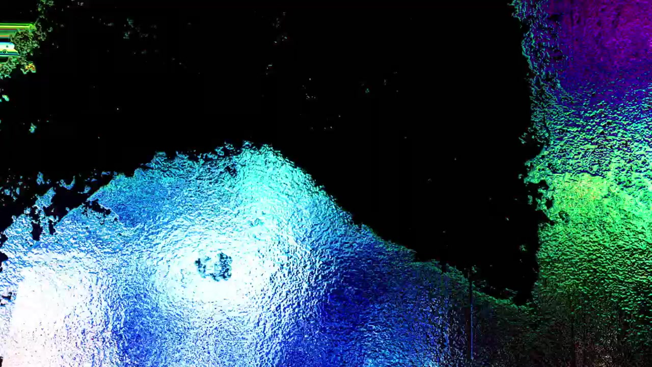 Abstract Glitch Texture with Flashing Colorful Light Effects