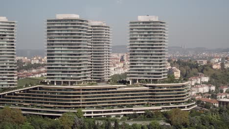 modern apartment complex in a cityscape