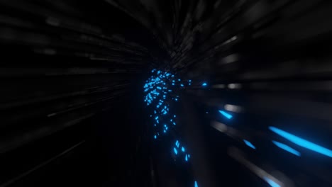 fibra óptica animación de la distribución de la señal de luz de un diodo.