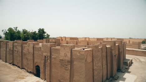 Drone-shot-of-the-ancient-city-of-Babylon-in-Iraq