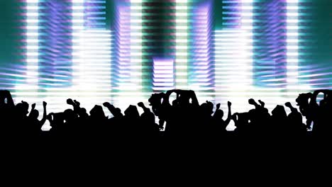 people at a concert dancing