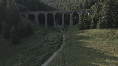 telgart viaduct hidden between the trees