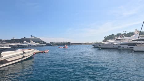 yachts and boats docked in monte carlo harbor