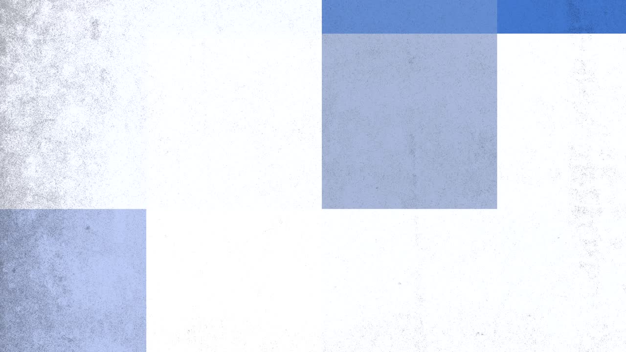 파란색과 색의 체커보드 패턴과 확대된 중앙 사각형