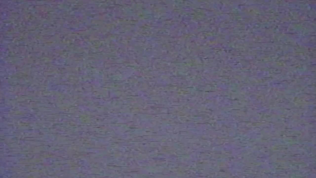 Rumore statico VHS e interferenza TV analogica