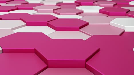el patrón hexagonal salta, el fondo 4k, el video de bucle de animación cg,
