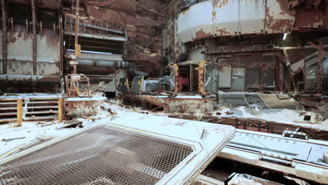 abandoned spaceship interior