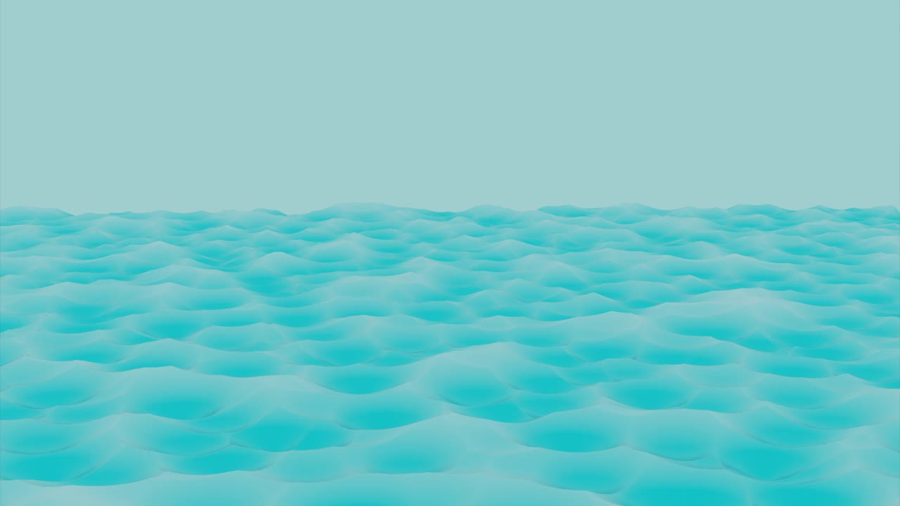 추상적인 밝은 파란색 파동