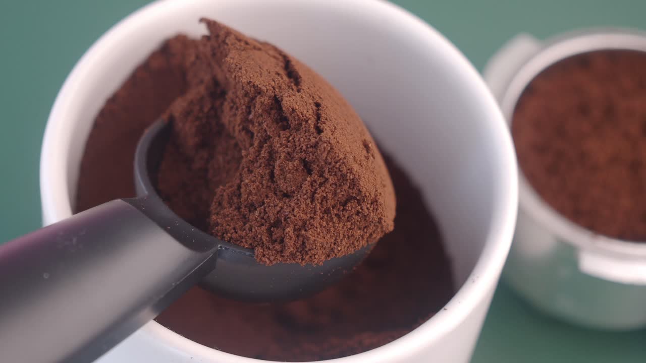 Preparing Espresso Coffee