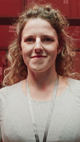 warehouse worker portrait