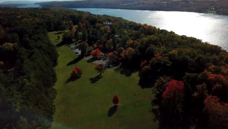 Fall-Scene-Drone-shot-Zoom-reveal