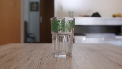 slow motion of sparkling water