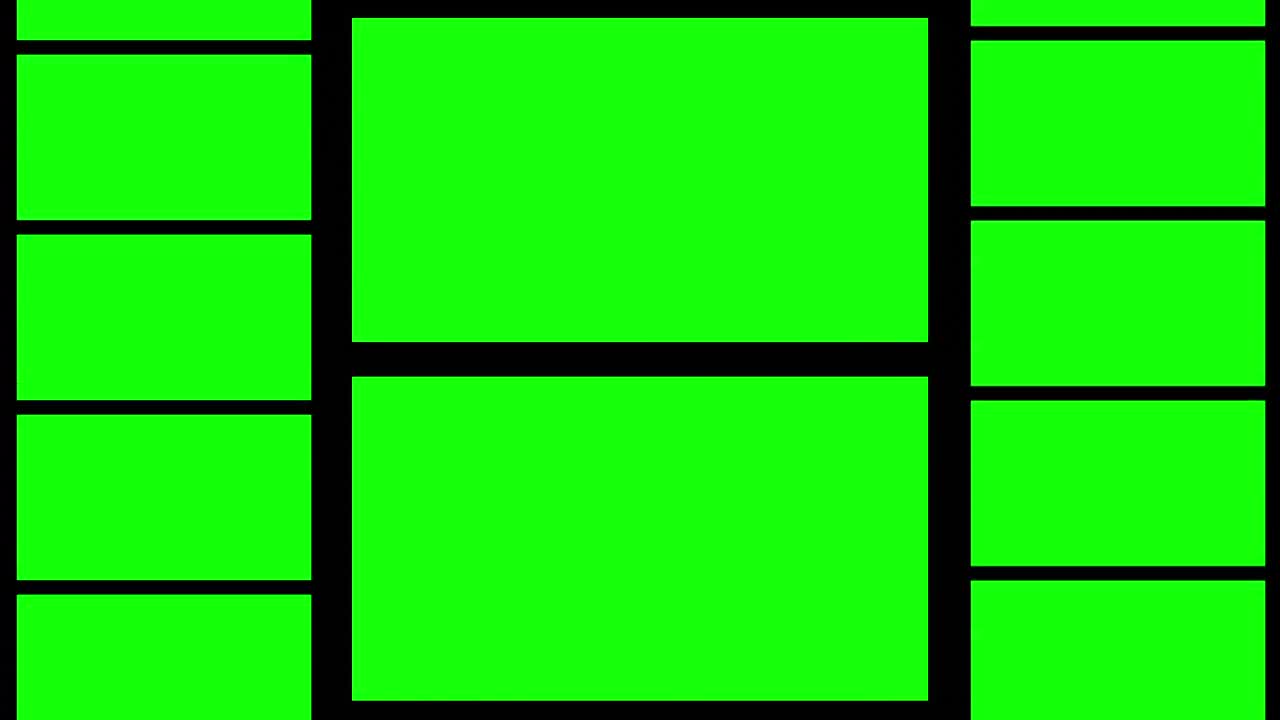 그린 스크린의 설치