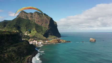 unforgettable paragliding experience above scenic shore of madeira, aerial