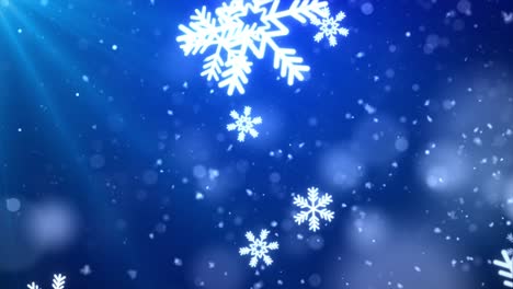 winter snowflake background