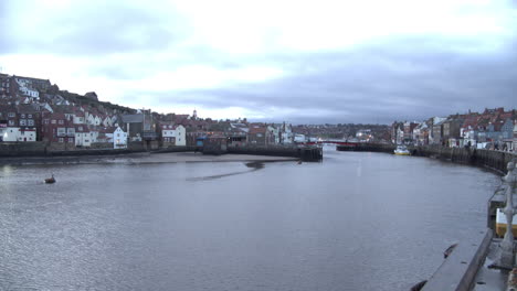 whitby, north york moors, dawn at harbour, boats - 4k prores 422hq, bmpcc clip 5