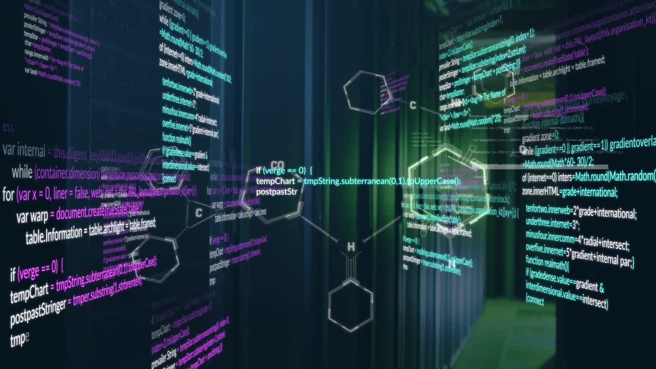 redes de comunicação e processamento de dados em salas de servidores de computadores escuros