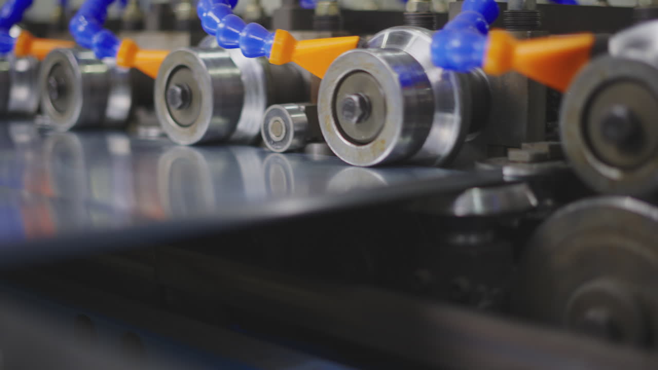 materiale in linea di produzione automatizzata