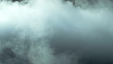 nubes de humo de hielo seco realista
