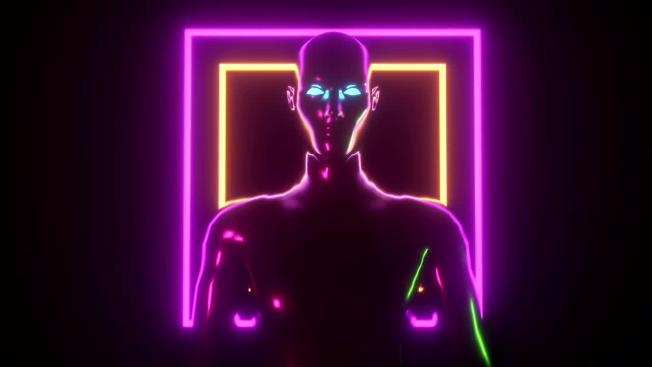 inteligencia artificial estilizada en 4k.