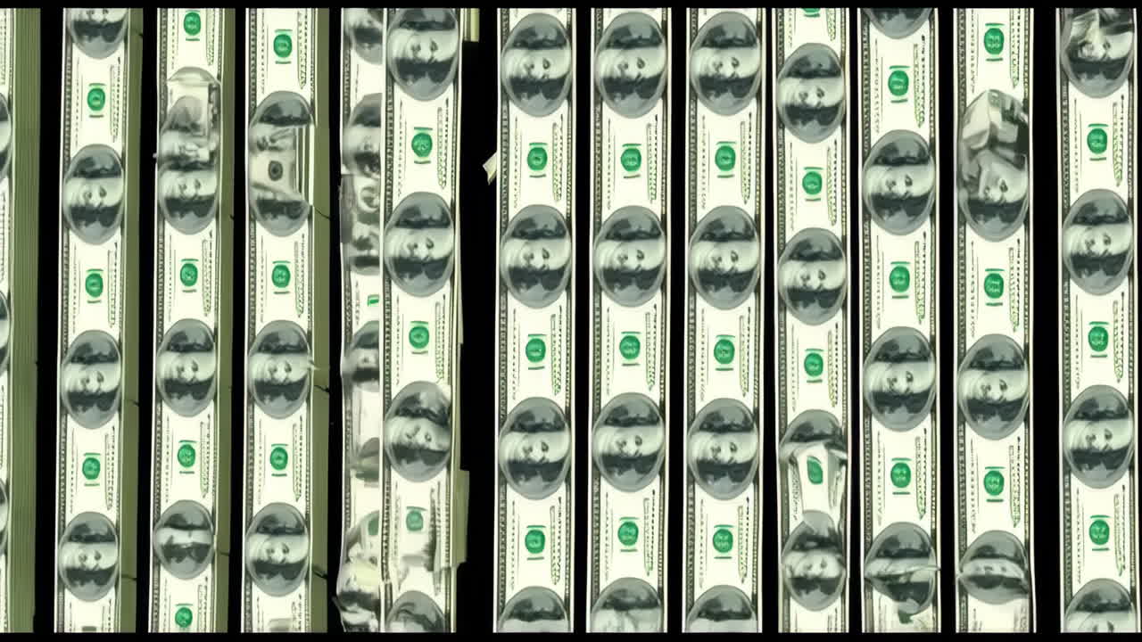 떨어지는 돈의 어리