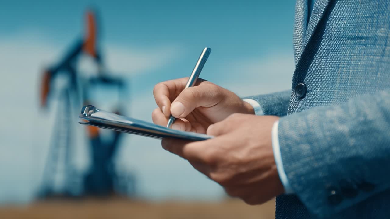 A Professional Reviewing Data in the Oil Industry: The Role of Detailed Analysis in Resource Management Shown Through Note-Taking in an Open Oil Field Environment