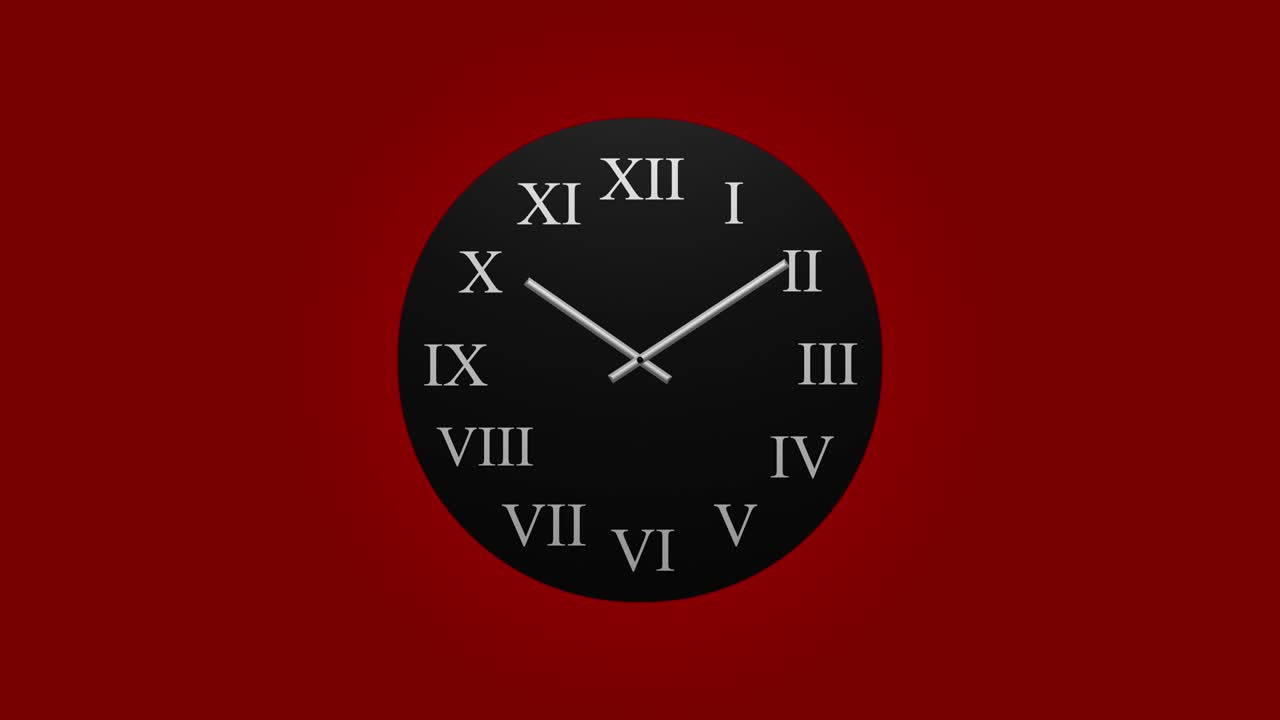 reloj contando hacia atrás 24 horas día velocidad rápida lapso de tiempo 4k hd