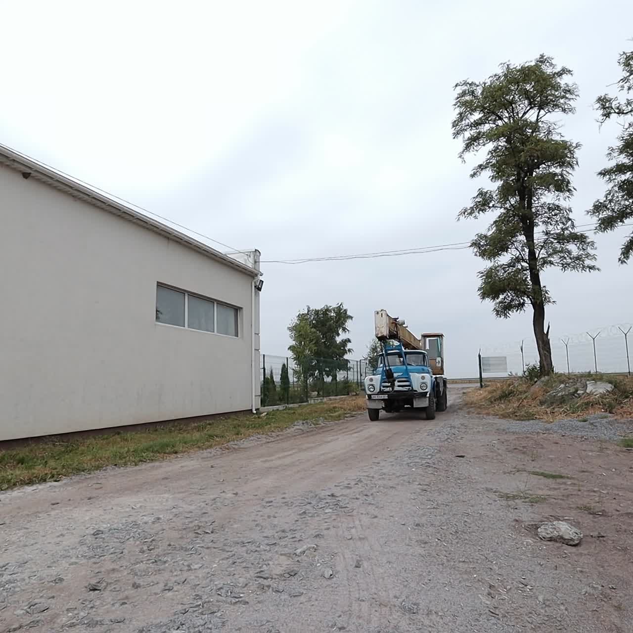 Technician equipment constructive. Worker installing engineering construction