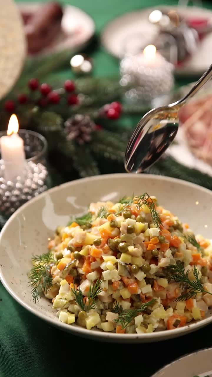 ensalada de navidad olivier