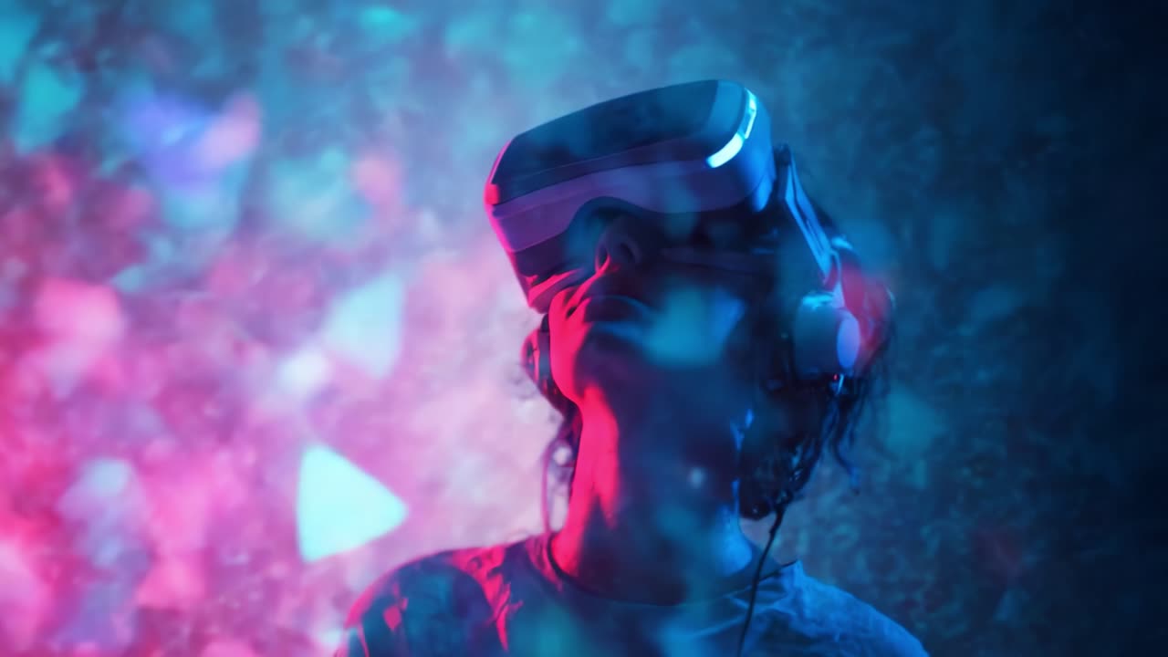 Exploring Virtual Reality: A Journey Through an Immersive World of Light and Color, Captivating the Senses with Stunning Visuals and Engaging Experiences in Digital Realms