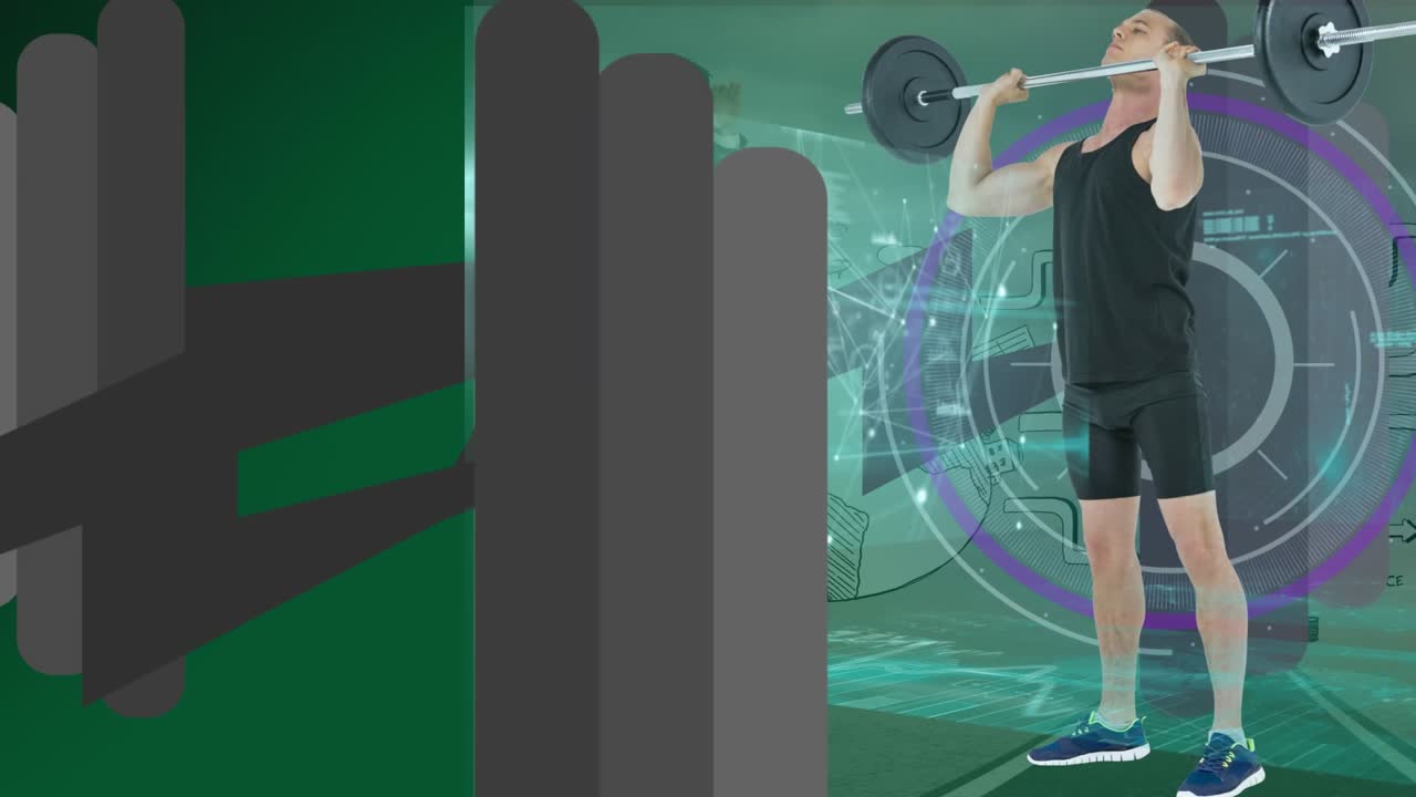 Animasi pemrosesan data pada strongman