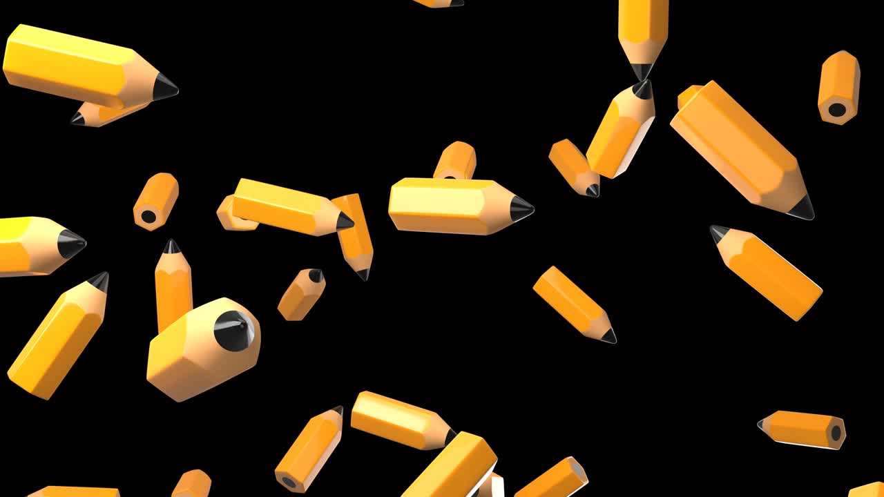 검은 바탕에 연필.