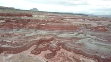 unique striped sandstone hills in utah