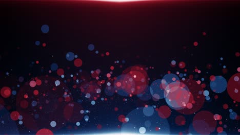 deeltjes blauw rood evenement game trailer titels filmische concert podium achtergrond lus