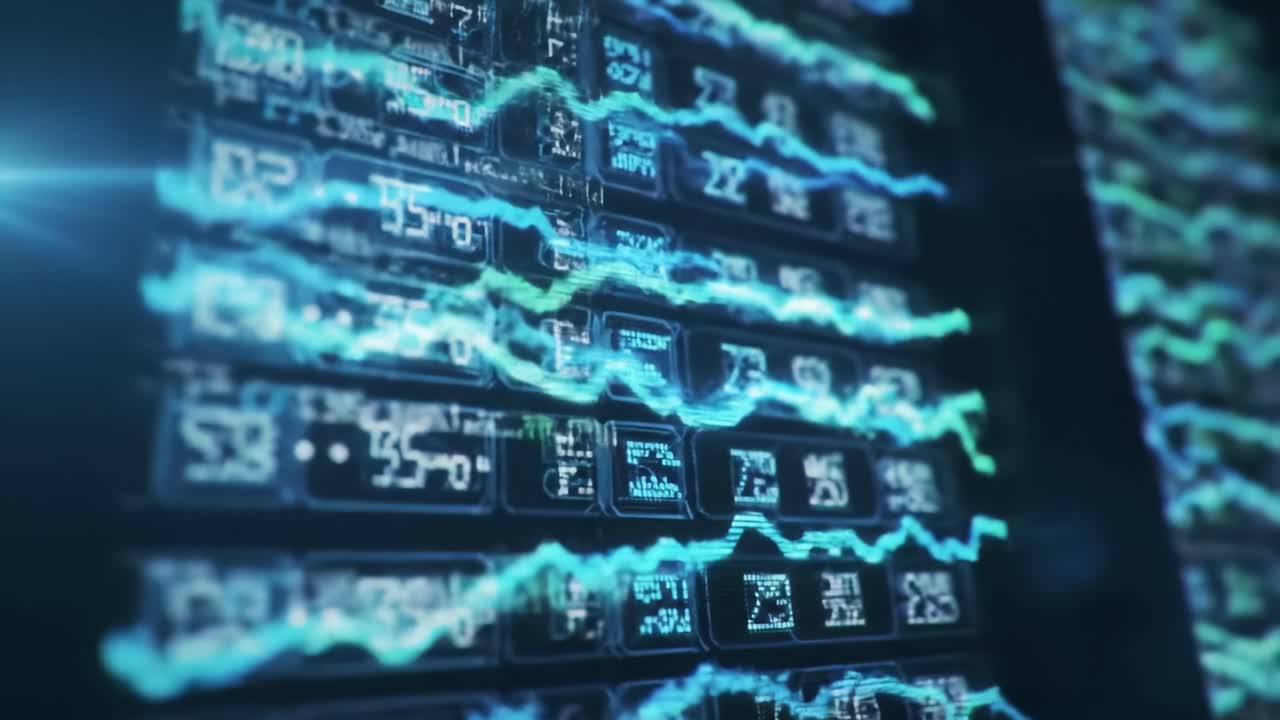 Digital Stock Market Display